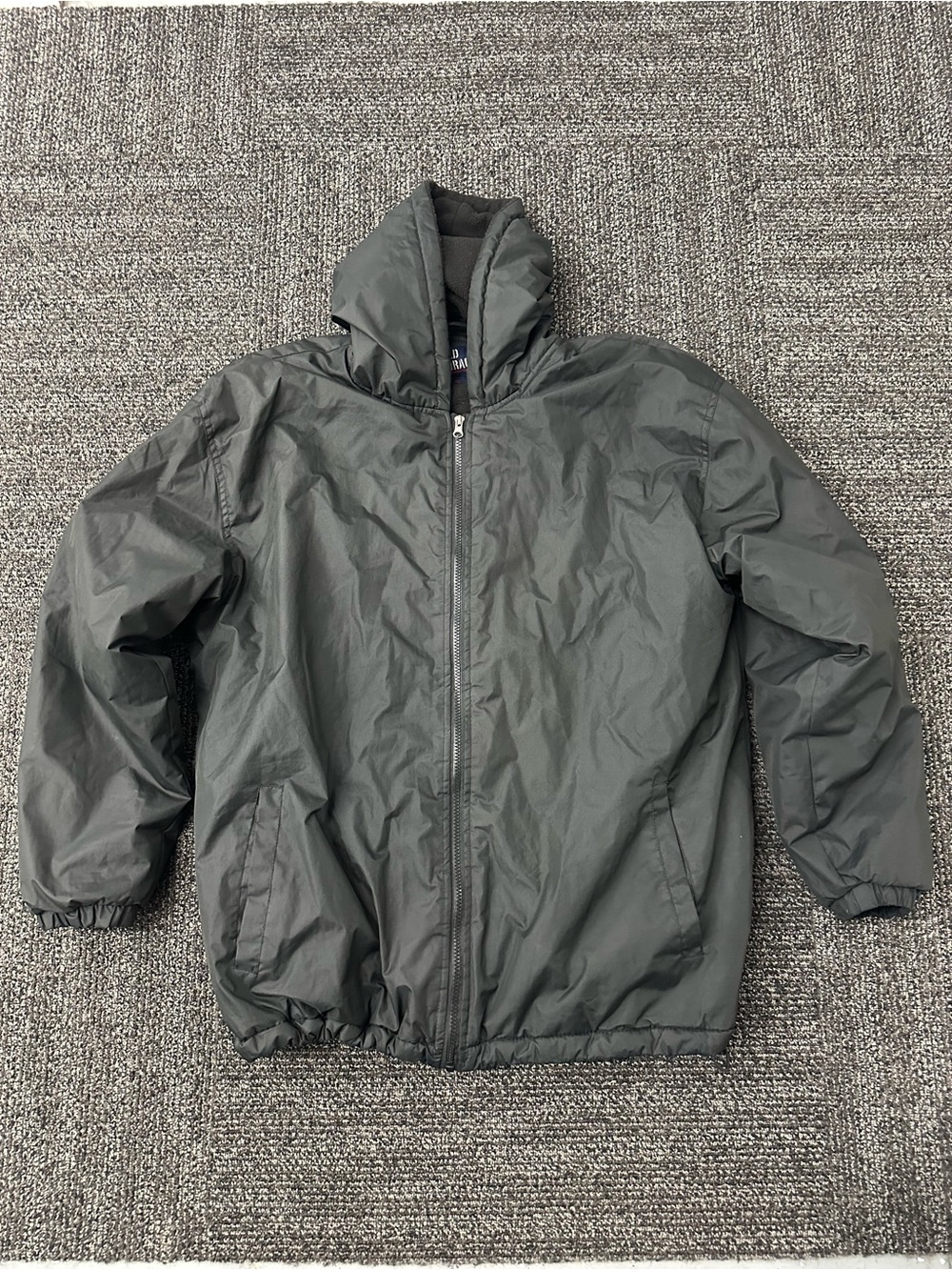 Cold Storage Men’s XXL Black Full Zip Fleece Lined Jacket Pockets